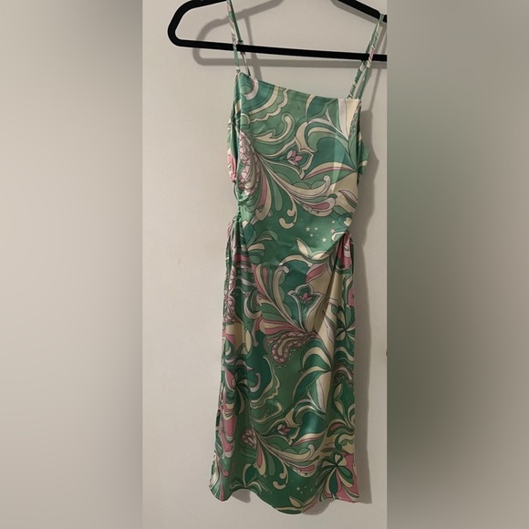 Christian Lacroix Dresses & Skirts - NWT Designer Christian Lacroix Women's Barbie Satin Midi Dress Side Cutout